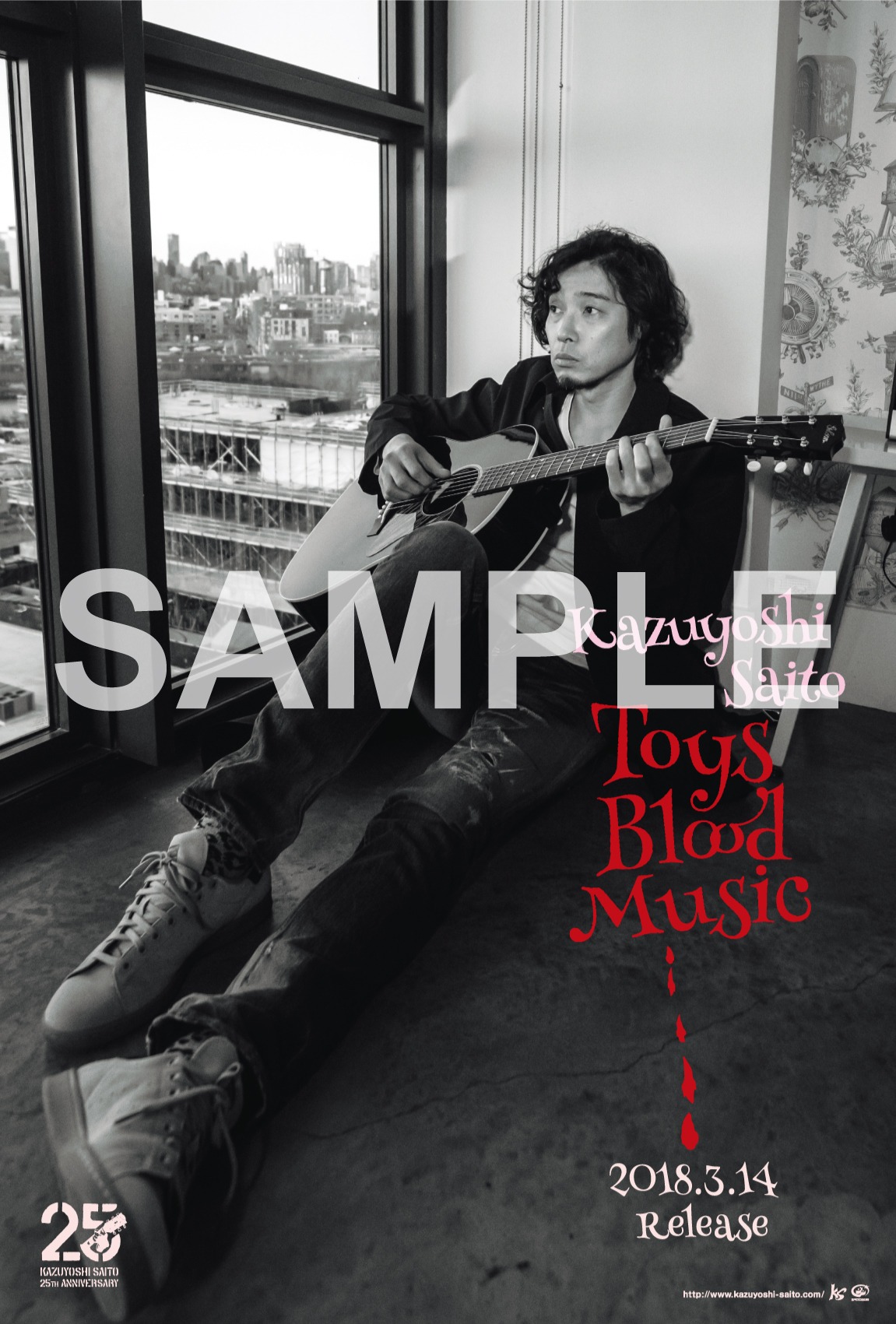 斉藤和義「Toys Blood Music」HMV購入者特典ポスターサンプル画像