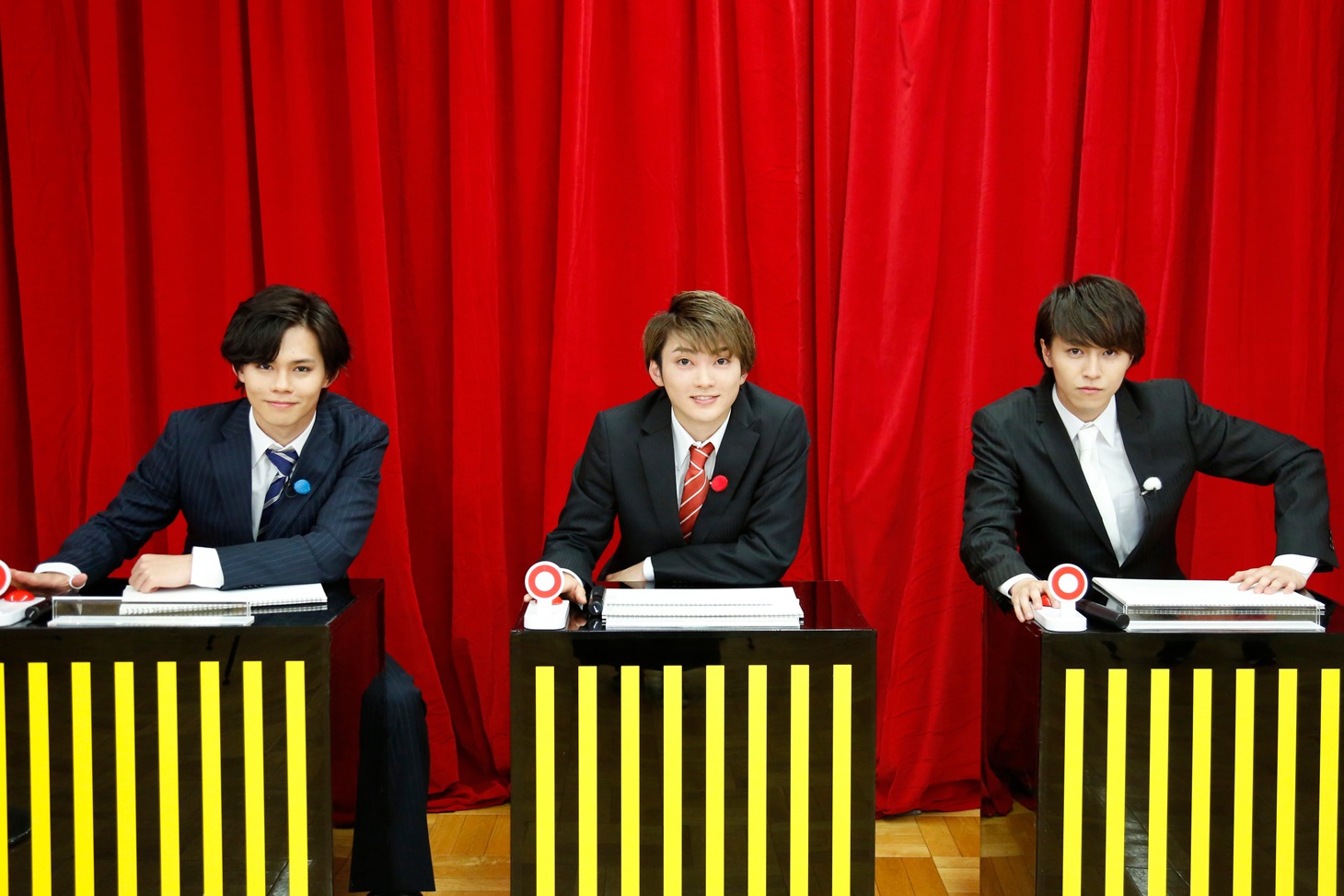 左からカイ、ユーキ、タカシ。