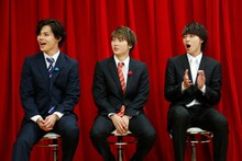 左からカイ、ユーキ、タカシ。