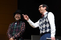 左から倉本美津留、森ハヤシ。