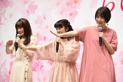 左から優希美青、上白石萌音、広瀬すず。
