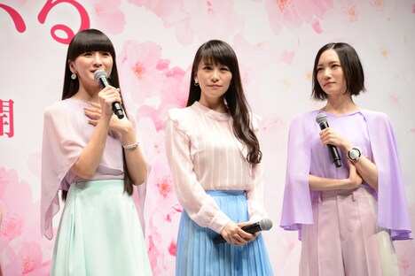 左からかしゆか、あ～ちゃん、のっち。