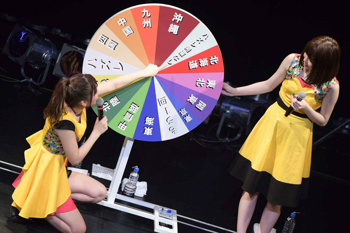 手作り回転式ダーツ（写真提供：エイベックス）