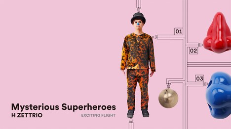 アプリ「Mysterious Superheroes [EXCITING FLIGHT]」イメージ画像。