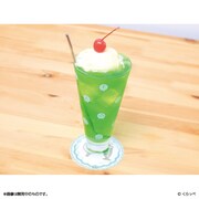 「はぐちさん メロンクリームソーダグラス（コースター付き）」使用例