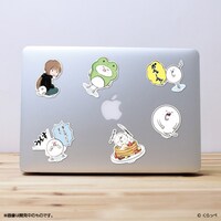 「はぐちさん ステッカーセット」使用例