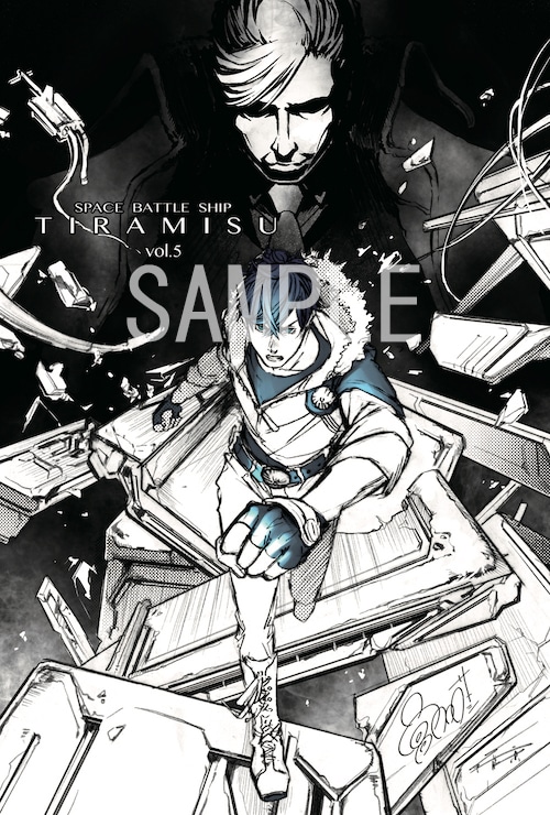 「宇宙戦艦ティラミス」5巻をとらのあなで購入するともらえる特典イラストカード。