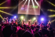 「アイドルカレッジ ベスト オブ ミュージック2018～神曲カウントダウン！全64曲の頂点はどれだ!?」の様子。（撮影：古川朋久）