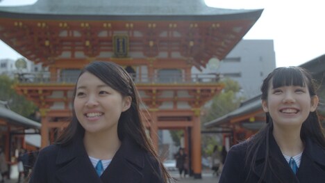 「STU48の瀬戸内めぐり旅」のワンシーン。