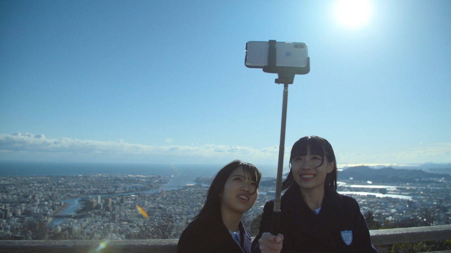 「STU48の瀬戸内めぐり旅」のワンシーン。