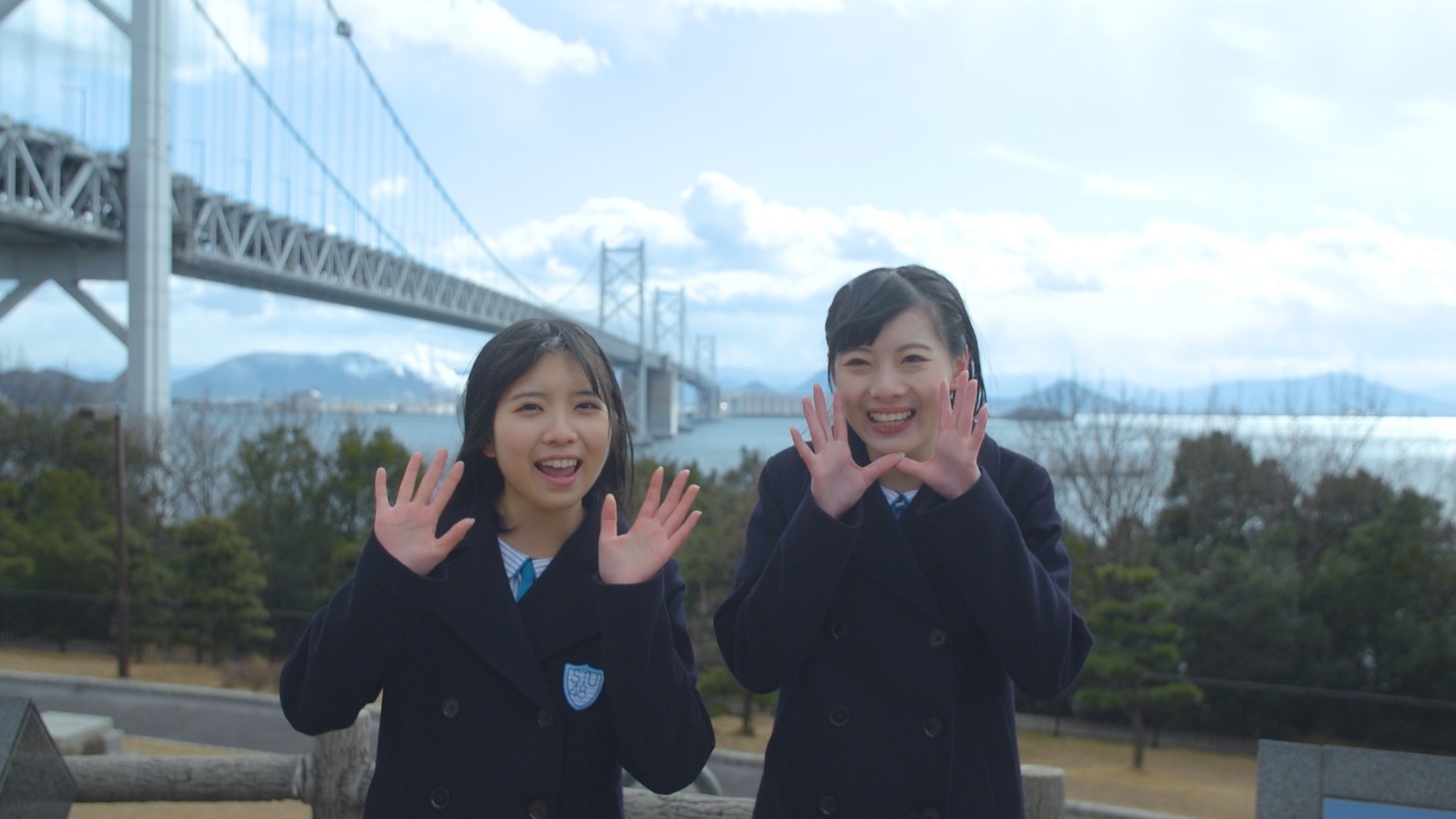 「STU48の瀬戸内めぐり旅」のワンシーン。