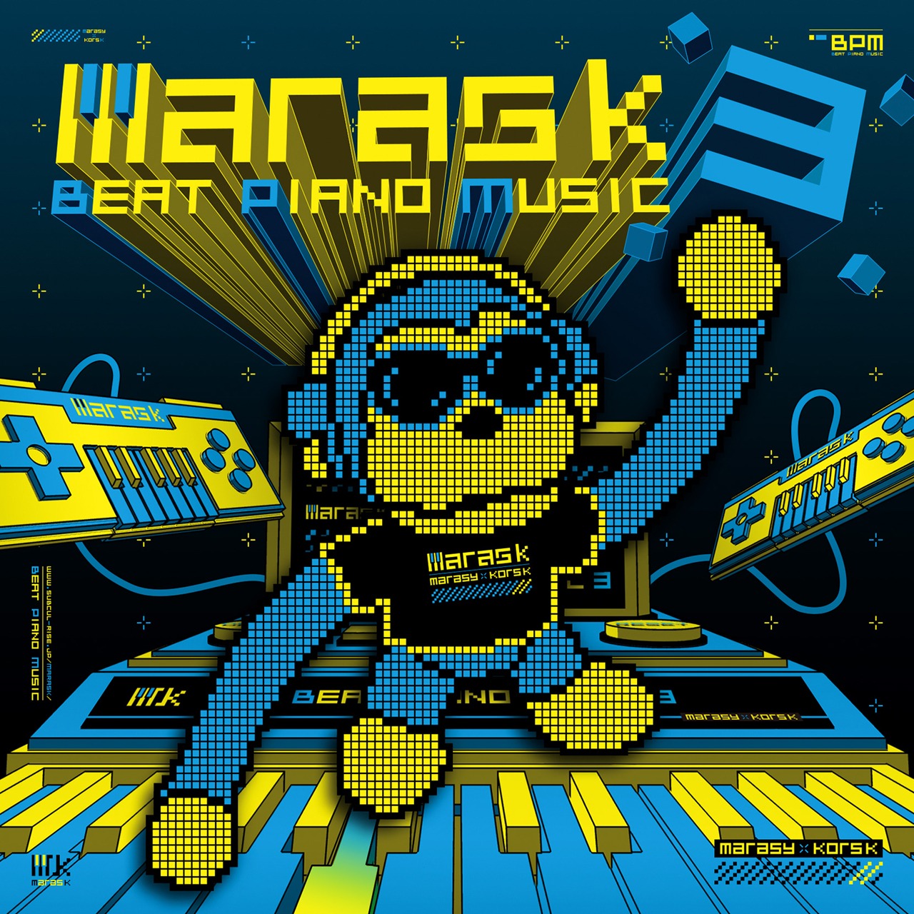 maras k「Beat Piano Music3」ジャケット