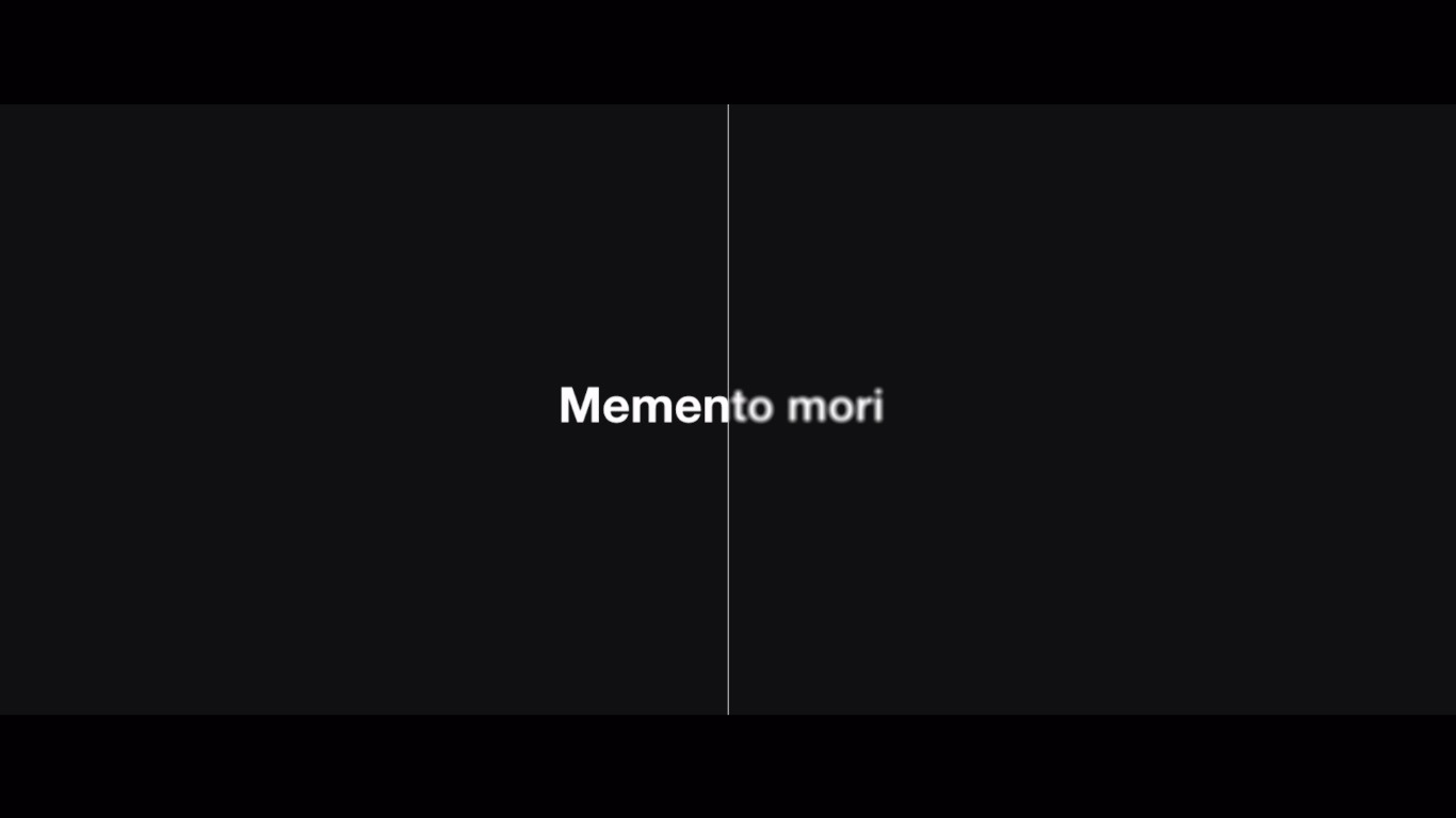 「Memento mori with Aimer」ティザー映像のワンシーン。