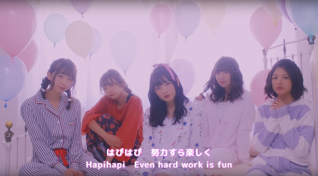 わーすた「WELCOME TO DREAM」ミュージックビデオのワンシーン。