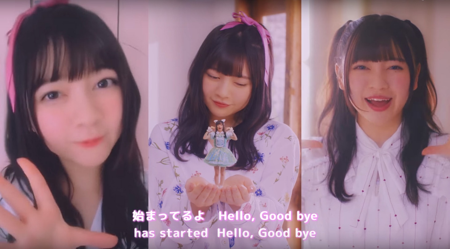 わーすた「WELCOME TO DREAM」ミュージックビデオのワンシーン。