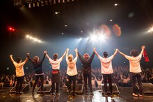 UNIONE「UNIONE Special Live "ONE HEART"」の様子。（Photo by Aya Watada）