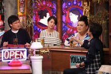 左から山里亮太、シシド・カフカ、マツコ・デラックス、矢部浩之。 (c)フジテレビ