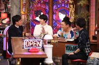 左から山里亮太、副島和樹、マツコ・デラックス、矢部浩之。 (c)フジテレビ