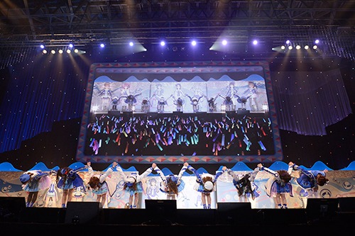 3月11日に行われたイベント「ラブライブ！サンシャイン!!Aqours クラブ活動 LIVE & FAN MEETING ～Landing action Yeah!!～」の様子。(c)2017 プロジェクトラブライブ！サンシャイン!!