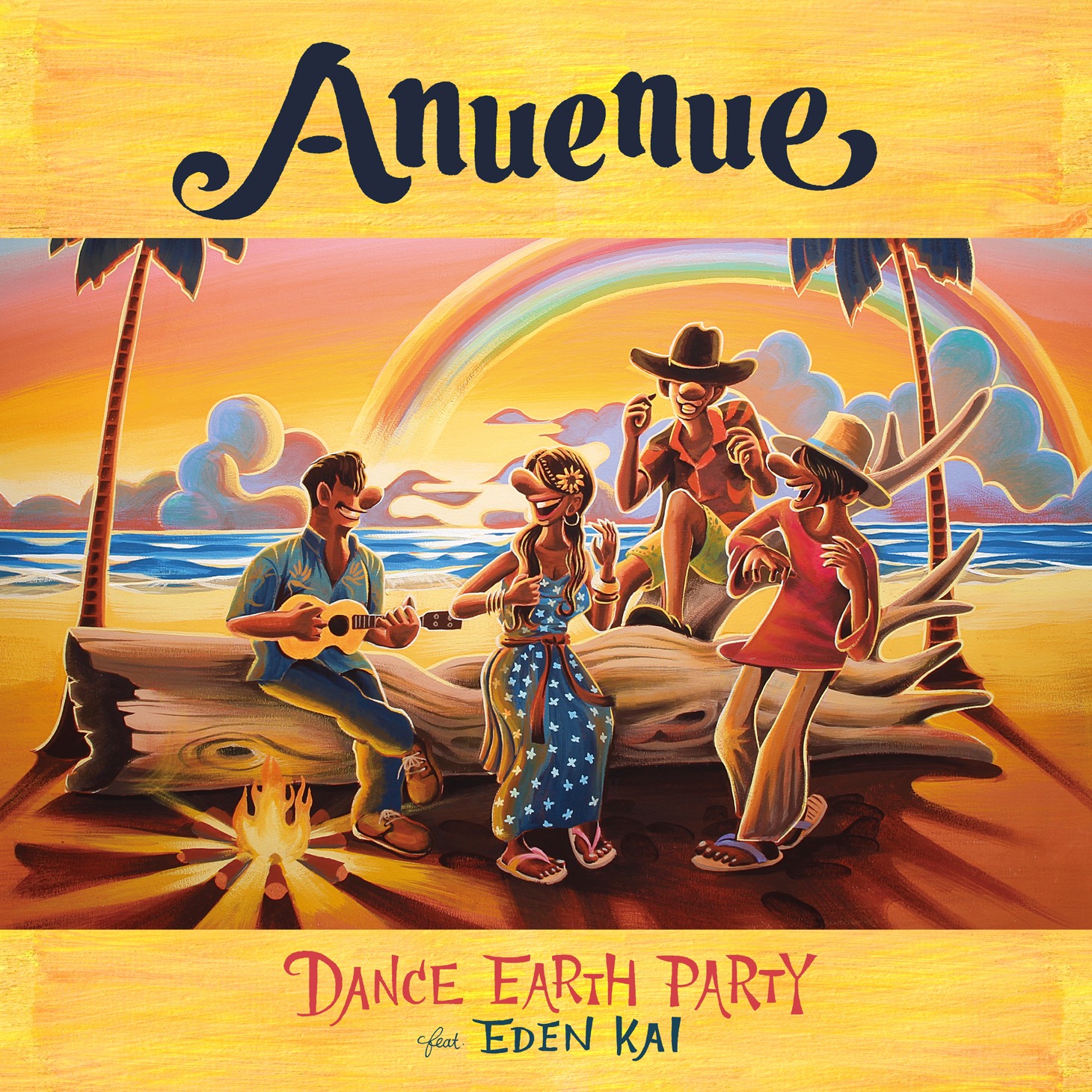 DANCE EARTH PARTY「Anuenue」CD+DVD盤ジャケット
