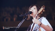 有安杏果「feel a heartbeat（アコギver.）」ライブ映像のワンシーン。