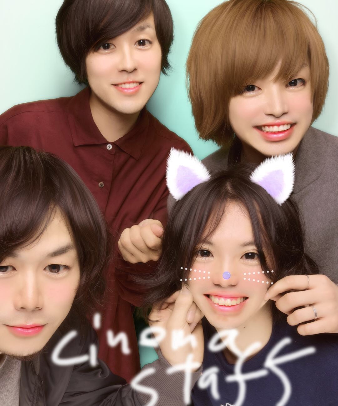 この日のために撮影されたプリクラ写真。