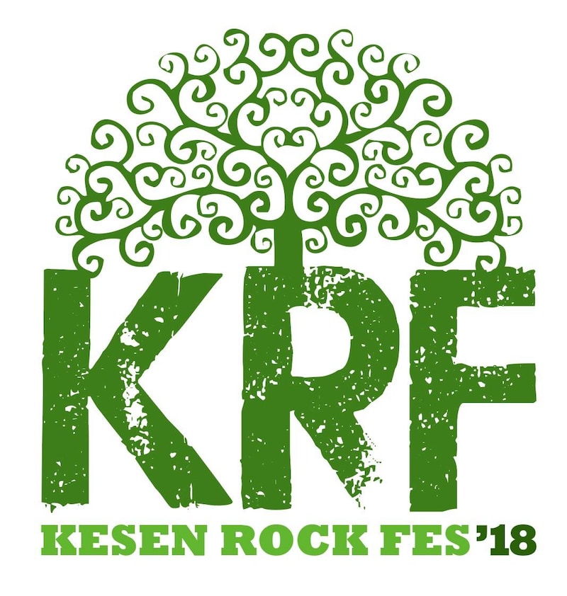 「KESEN ROCK FESTIVAL'18」ロゴ