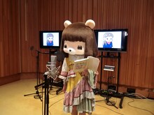 アフレコ現場でのコレサワ。