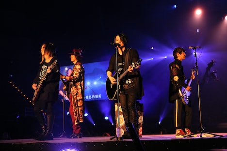 GLAY「GLAY ARENA TOUR 2018 SPRINGDELICS」台湾・台北アリーナ公演の様子。