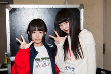 GANG PARADEに加入するリソリソ、ヨコヤマヒナ。