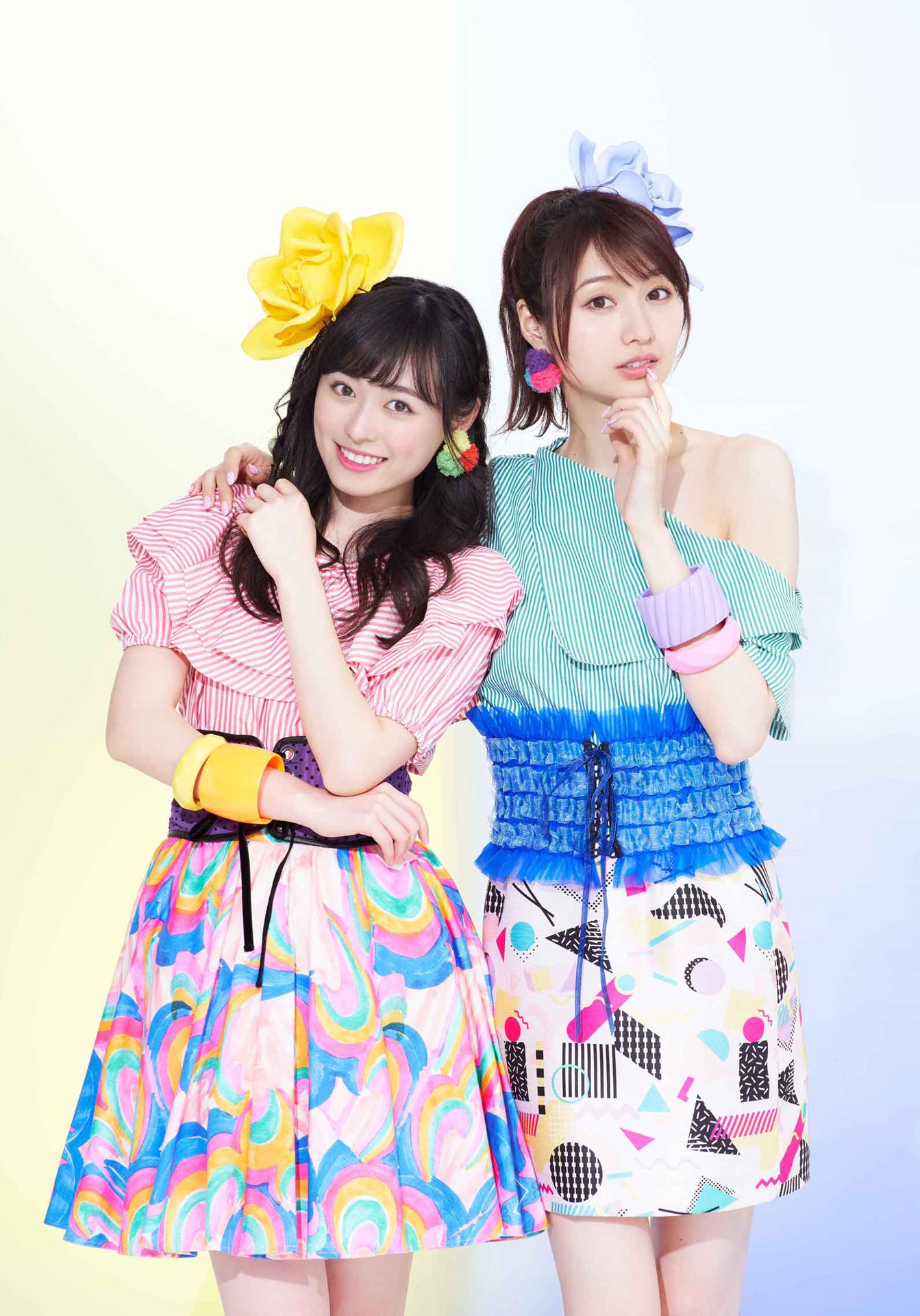 福原遥と戸松遥。