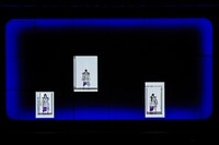 「Recollect」のパフォーマンス中に一瞬姿を見せたPerfume。 （撮影：上山陽介）