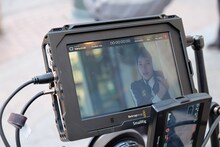 転校少女歌撃団「ショコラの独白」ミュージックビデオのオフショット。