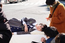 転校少女歌撃団「ショコラの独白」ミュージックビデオのオフショット。