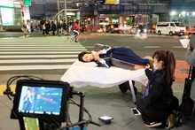 転校少女歌撃団「ショコラの独白」ミュージックビデオのオフショット。