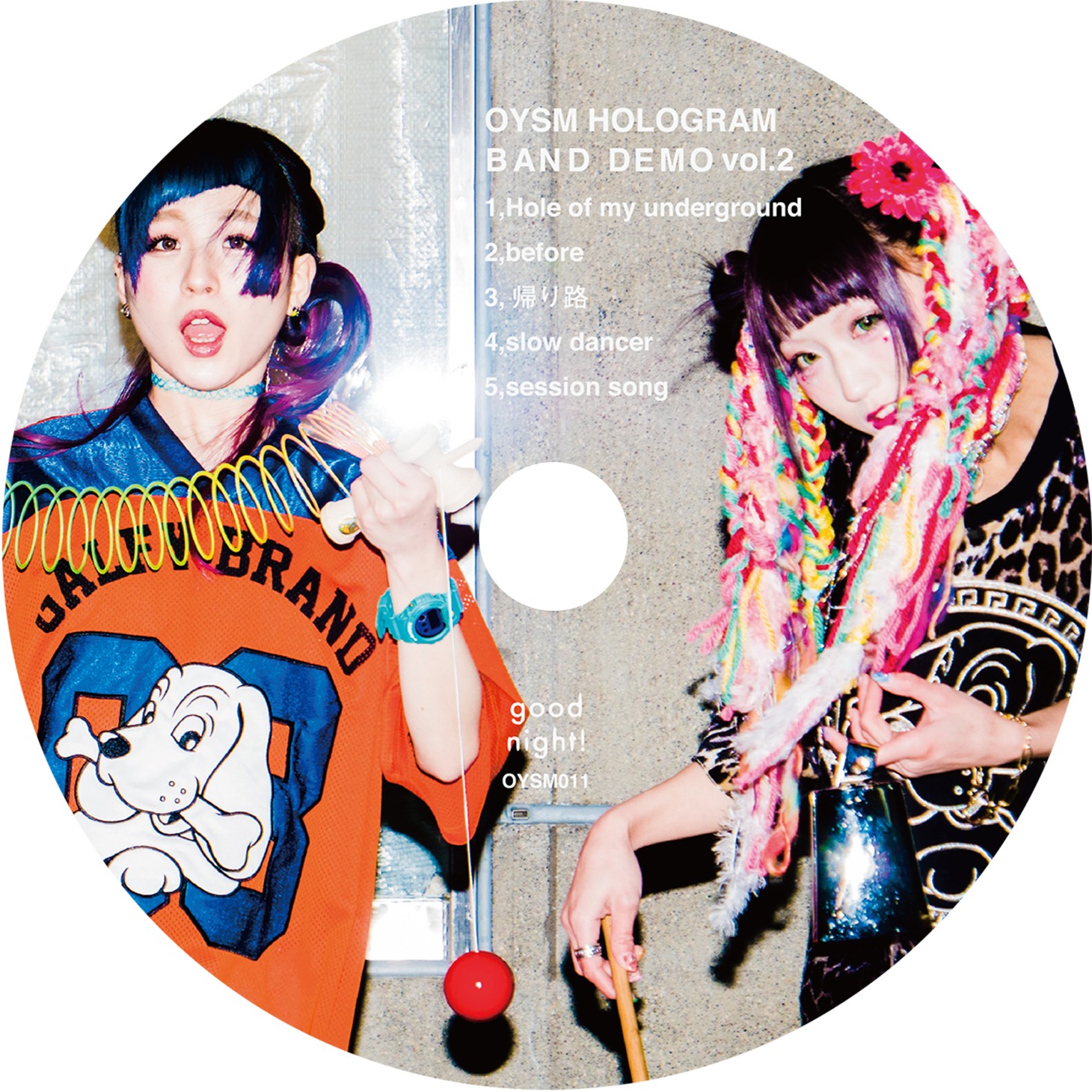 おやすみホログラム「BAND DEMO vol.2」ジャケット