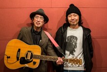 真黒毛ぼっくすと曽我部恵一（サニーデイ・サービス）。