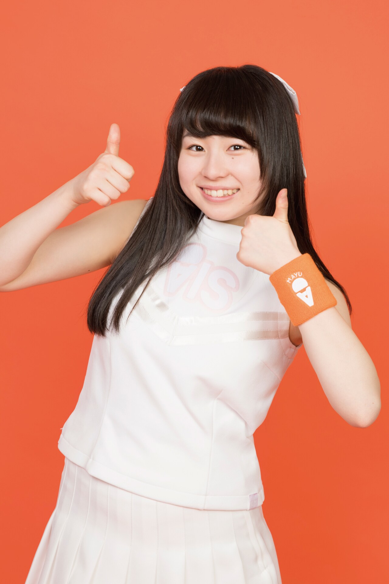 栗原舞優のイメージカラーはオレンジ。 - AIS初ワンマンで白から