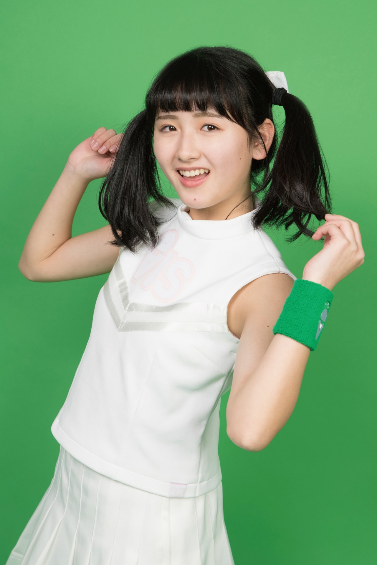 朝熊萌のイメージカラーは緑。