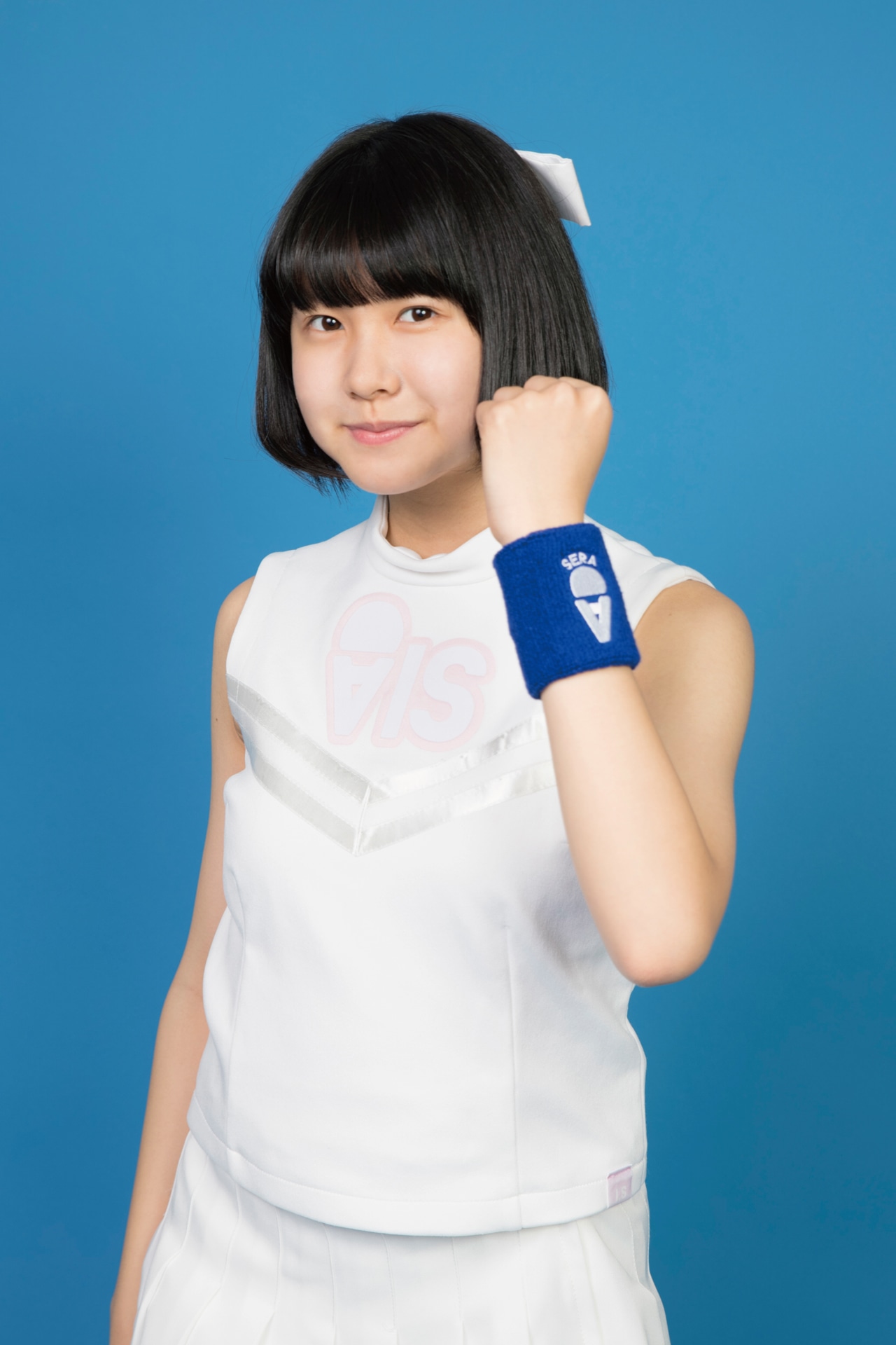 磯前星来のイメージカラーは青。