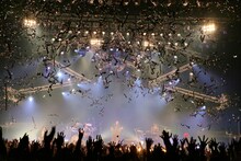 PENGUIN RESEARCH「LIVE TOUR 2017-2018 PENGUIN QUEST～お台場に導かれし者たち～」Zepp DiverCity TOKYO公演の様子。