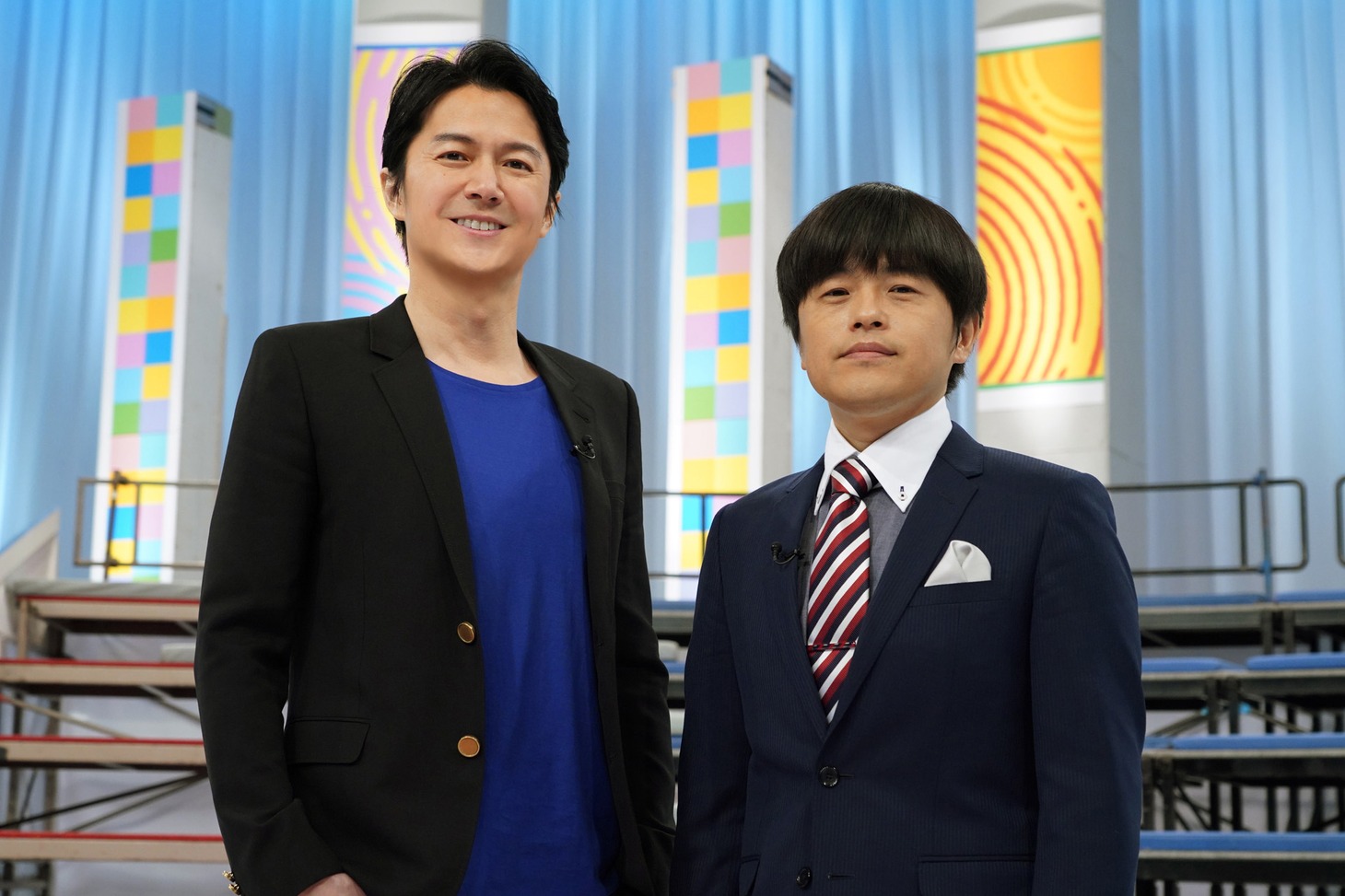 福山雅治とバカリズム。
