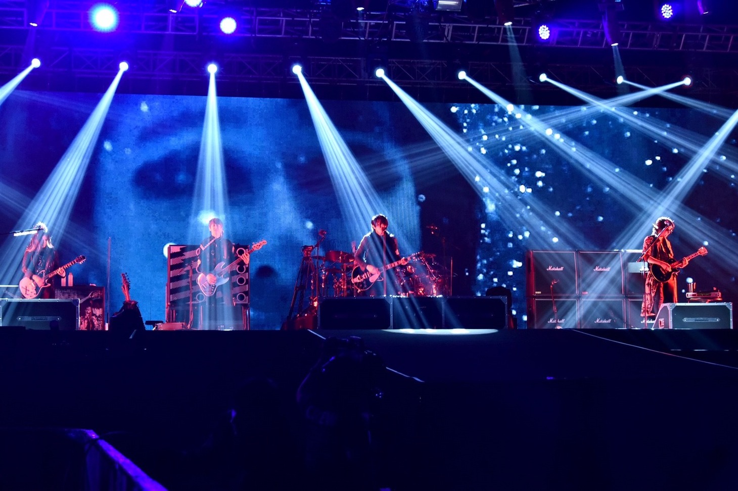 GLAY「GLAY ARENA TOUR 2018 "SPRINGDELICS" in Hong Kong」の様子。