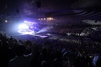 Little Glee Monster「Arena Tour 2018 -juice!!!!!-」大阪・大阪城ホール公演の様子。