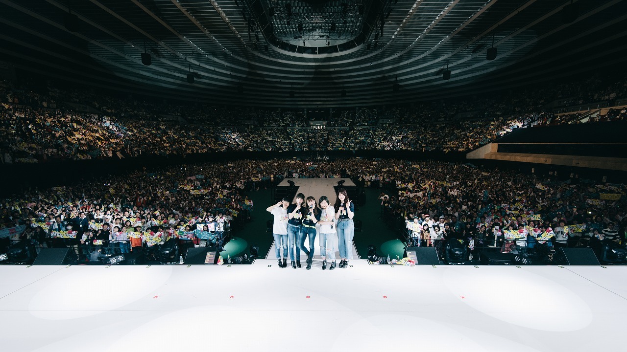 Little Glee Monster「Arena Tour 2018 -juice!!!!!-」大阪・大阪城ホール公演の様子。