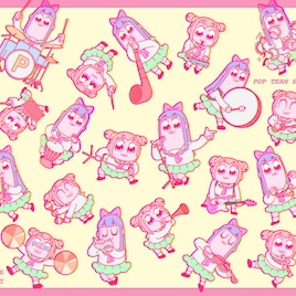 「ポプテピピック」アルバムはドロップスターズから蒼井翔太まで123曲収録