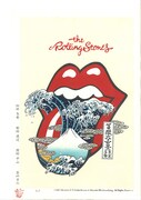 The Rolling Stones 浮世絵木版画「富嶽大舌景～赤舌～」 (c)2017 Musidor B.V. Under license to Bravado Merchandising. All Rights Reserved.