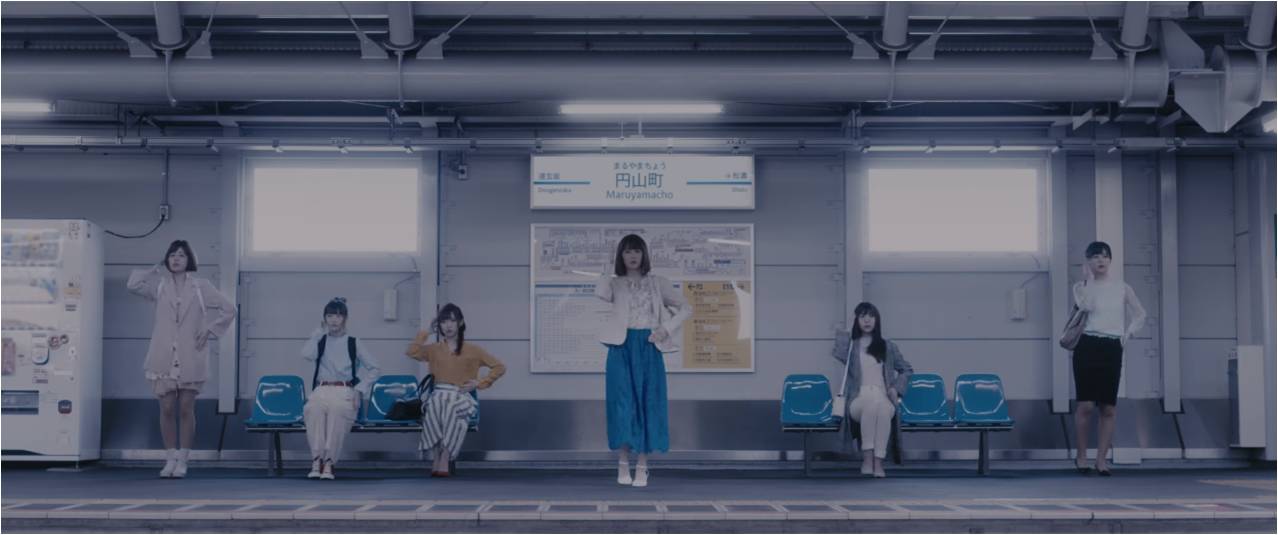NGT48「Whatcha Gonna Do」ミュージックビデオのワンシーン。