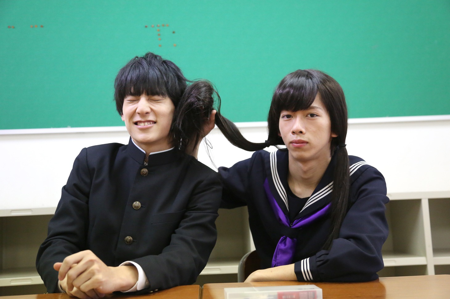 ユースケとリョウコ（リョウガ）。