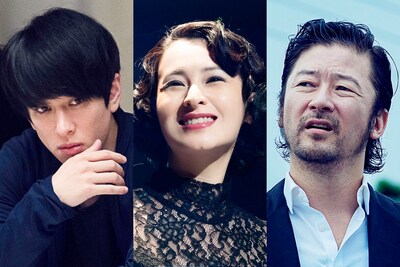 左から横山裕（関ジャニ∞）、檀れい、浅野忠信。